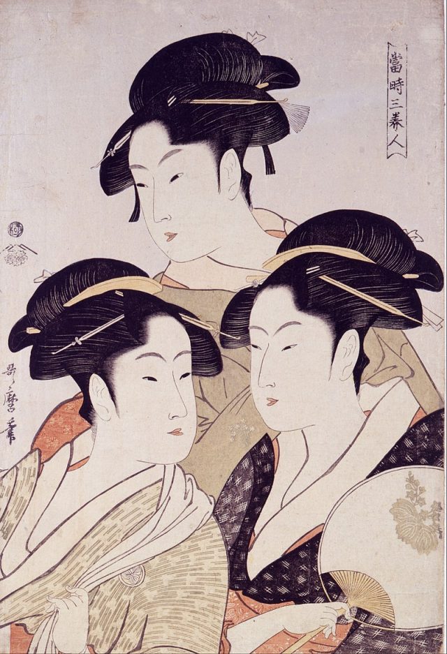 町人の化粧文化が花開いたのは江戸時代